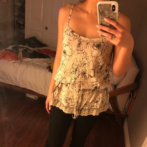 Floral blouse cami
